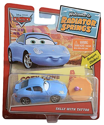 Pixar Disney Cars Sally im Maßstab 1:55 mit Tattoo, Welcome to Radiator Springs von Pixar