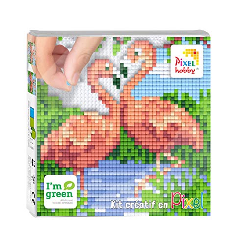 PIXEL Pixelbild zum Basteln, 12 x 12 cm, Flamingo PIXEL Pixelbild zum Basteln, 12 x 12 cm, Flamingo von PIXEL