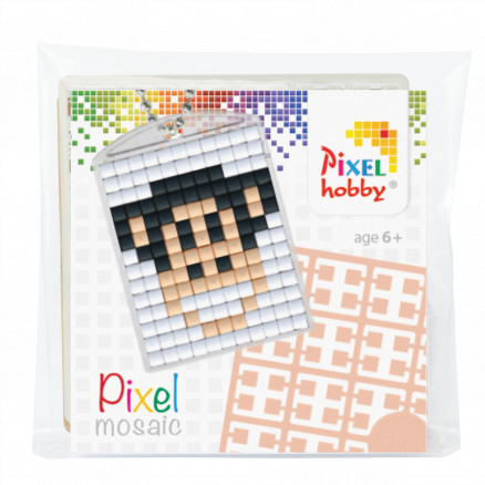 Pixelhobby Geschenkbox Schlüsselanhänger Set Affe 3x4cm von PixelHobby