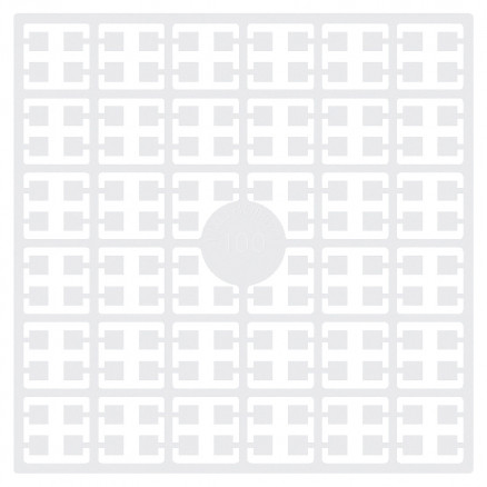 Pixelhobby Midi Perlen 100 Weiß 2x2mm - 140 Pixel von PixelHobby