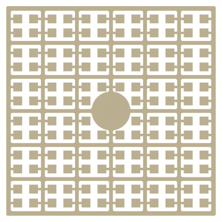 Pixelhobby Midi Perlen 101 Hellbeige 2x2mm - 140 Pixel von PixelHobby