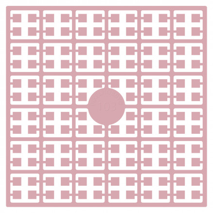 Pixelhobby Midi Perlen 103 Helles Pink 2x2mm - 140 Pixel von PixelHobby