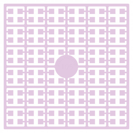 Pixelhobby Midi Perlen 105 Hellviolett 2x2mm - 140 Pixel von PixelHobby