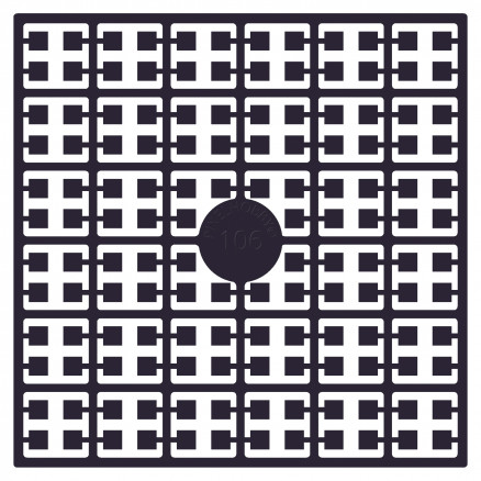 Pixelhobby Midi Perlen 106 Lila/Violett 2x2mm - 140 Pixel von PixelHobby