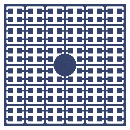 Pixelhobby Midi Perlen 113 Dunkelgrau-Blau 2x2mm - 140 Pixel von PixelHobby