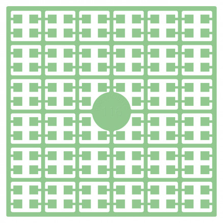 Pixelhobby Midi Perlen 116 Hellgrün 2x2mm - 140 Pixel von PixelHobby