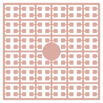 Pixelhobby Midi Perlen 129 Helles Pink 2x2mm - 140 Pixel von PixelHobby