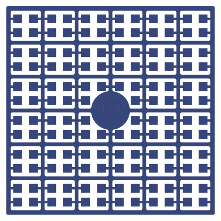 Pixelhobby Midi Perlen 137 Middle Navy 2x2mm - 140 Pixel von PixelHobby