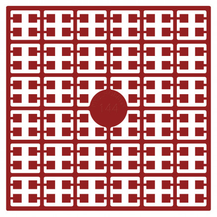 Pixelhobby Midi Perlen 140 Weihnachtsrot 2x2mm - 140 Pixel von PixelHobby