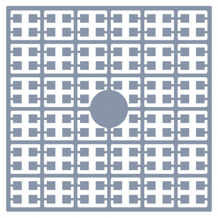 Pixelhobby Midi Perlen 141 Helles Stahlgrau 2x2mm - 140 Pixel von PixelHobby