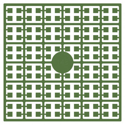 Pixelhobby Midi Perlen 143 Helles Pistaziengrün 2x2mm - 140 Pixel von PixelHobby