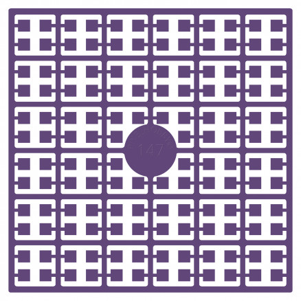 Pixelhobby Midi Perlen 147 Dunkel Verblasst Violett 2x2mm - 140 Pixel von PixelHobby