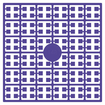 Pixelhobby Midi Perlen 148 Tiefdunkles Lila 2x2mm - 140 Pixel von PixelHobby