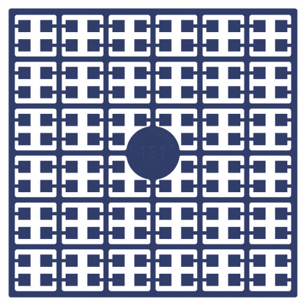 Pixelhobby Midi Perlen 151 Marineblau 2x2mm - 140 Pixel von PixelHobby
