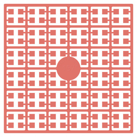 Pixelhobby Midi Perlen 157 Koralle Orange 2x2mm - 140 Pixel von PixelHobby