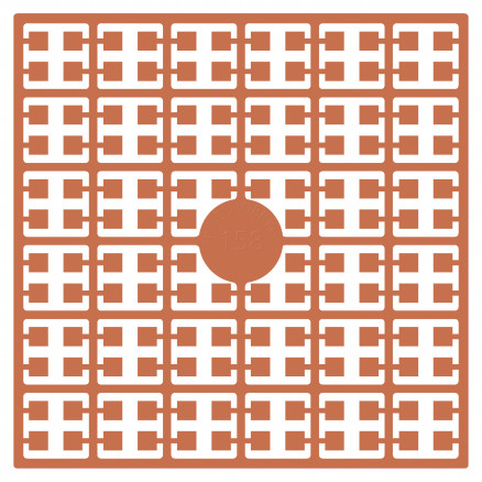 Pixelhobby Midi Perlen 158 Koralle Pink Hell 2x2mm - 140 Pixel von PixelHobby