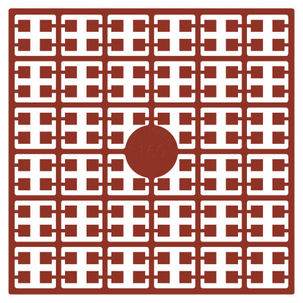 Pixelhobby Midi Perlen 160 Dunkel Terracotta 2x2mm - 140 Pixel von PixelHobby