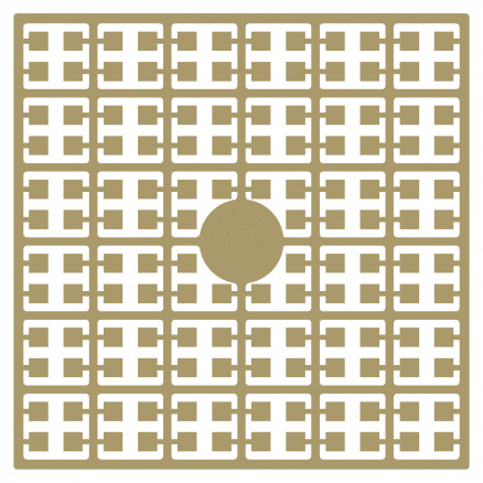 Pixelhobby Midi Perlen 175 Haselnussbraun 2x2mm - 140 Pixel von PixelHobby