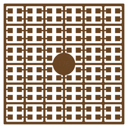 Pixelhobby Midi Perlen 176 Braun 2x2mm - 140 Pixel von PixelHobby