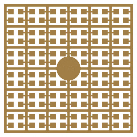 Pixelhobby Midi Perlen 179 Bronze Hautfarben 2x2mm - 140 Pixel von PixelHobby