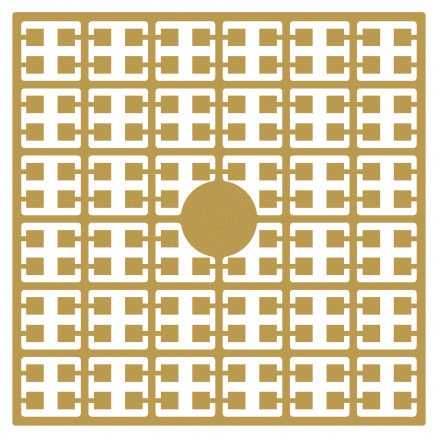 Pixelhobby Midi Perlen 180 Hellbraun Hautfarben 2x2mm - 140 Pixel von PixelHobby