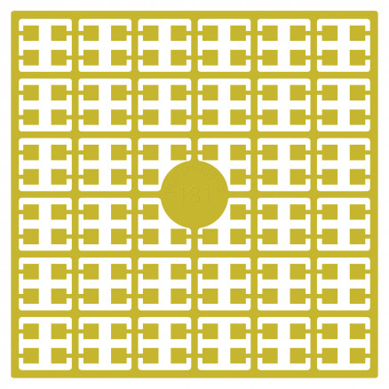 Pixelhobby Midi Perlen 181 Dunkel Zitronengelb 2x2mm - 140 Pixel von PixelHobby