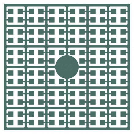 Pixelhobby Midi Perlen 193 Hell Verblasst Grau-Grün 2x2mm - 140 Pixel von PixelHobby