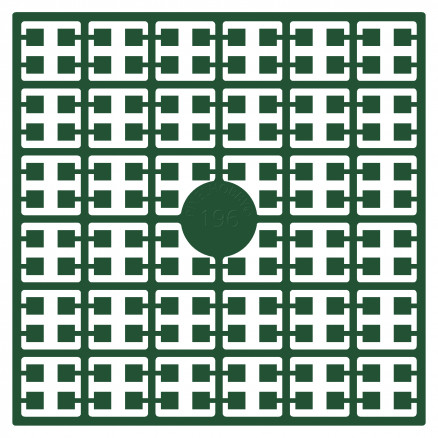 Pixelhobby Midi Perlen 196 Dunkles Grasgrün 2x2mm - 140 Pixel von PixelHobby