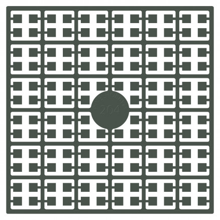 Pixelhobby Midi Perlen 204 Ash 2x2mm - 140 Pixel von PixelHobby