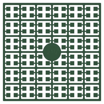 Pixelhobby Midi Perlen 210 Extra Dunkel Verblasst Grün 2x2mm - 140 Pix von PixelHobby