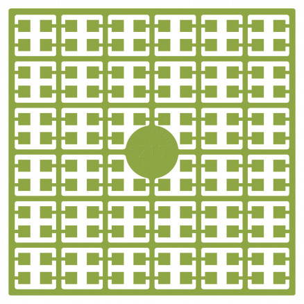 Pixelhobby Midi Perlen 215 Moosgrün 2x2mm - 140 Pixel von PixelHobby
