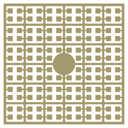 Pixelhobby Midi Perlen 228 Mattbraun 2x2mm - 140 Pixel von PixelHobby