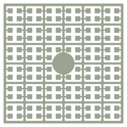 Pixelhobby Midi Perlen 237 Hell Biber-Grau 2x2mm - 140 Pixel von PixelHobby