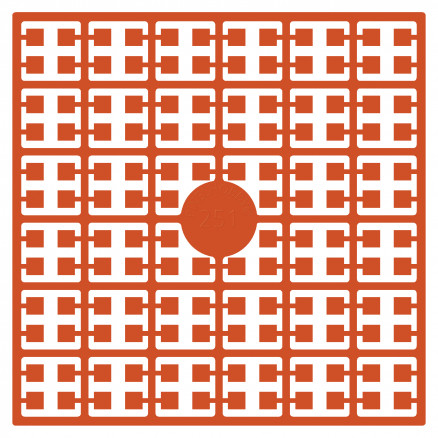 Pixelhobby Midi Perlen 251 Orange 2x2mm - 140 Pixel von PixelHobby