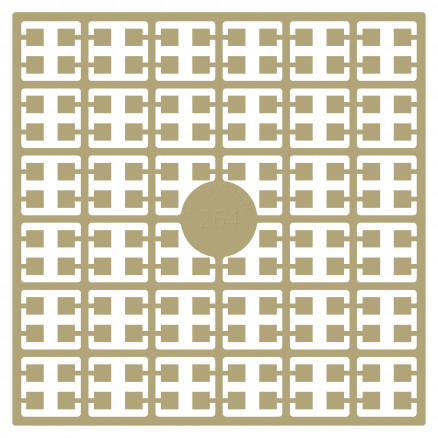 Pixelhobby Midi Perlen 264 Beige Hautfarben 2x2mm - 140 Pixel von PixelHobby
