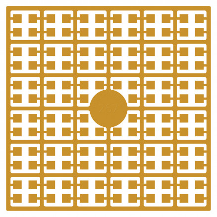 Pixelhobby Midi Perlen 267 Hell Mandarin 2x2mm - 140 Pixel von PixelHobby