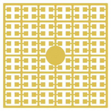Pixelhobby Midi Perlen 269 Hellgelb 2x2mm - 140 Pixel von PixelHobby
