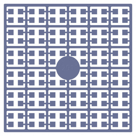 Pixelhobby Midi Perlen 291 Taubenblau 2x2mm - 140 Pixel von PixelHobby
