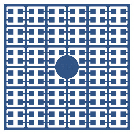 Pixelhobby Midi Perlen 314 Blau 2x2mm - 140 Pixel von PixelHobby