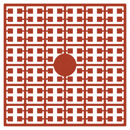 Pixelhobby Midi Perlen 339 Dunkles Orange 2x2mm - 140 Pixel von PixelHobby