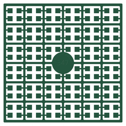 Pixelhobby Midi Perlen 347 Helles Smaragdgrün 2x2mm - 140 Pixel von PixelHobby
