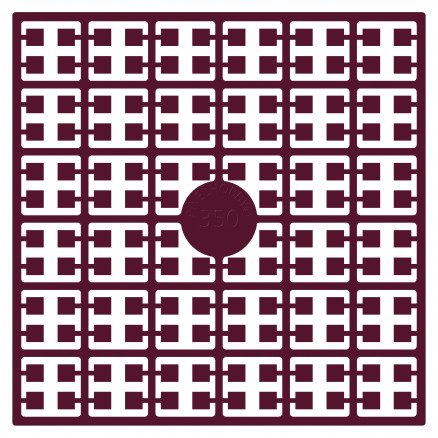 Pixelhobby Midi Perlen 350 Dunkles Lila/Violett 2x2mm - 140 Pixel von PixelHobby