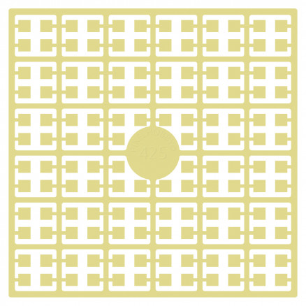 Pixelhobby Midi Perlen 425 Extra Helles Goldgelb 2x2mm - 140 Pixel von PixelHobby