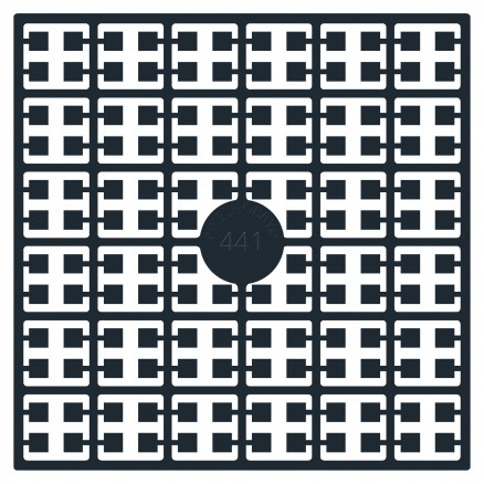 Pixelhobby Midi Perlen 441 Schwarz 2x2mm - 140 Pixel von PixelHobby