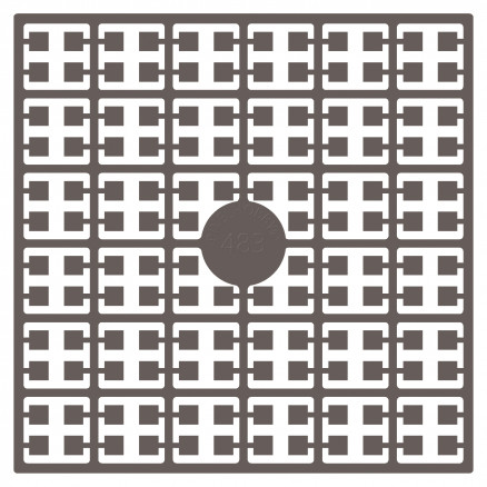 Pixelhobby Midi Perlen 483 Mokka Dunkel 2x2mm - 140 Pixel von PixelHobby