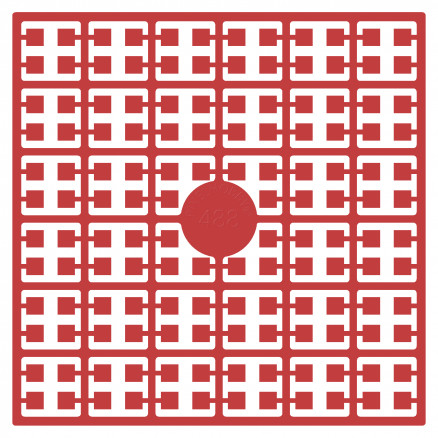 Pixelhobby Midi Perlen 488 Helles Weihnachtsrot 2x2mm - 140 Pixel von PixelHobby