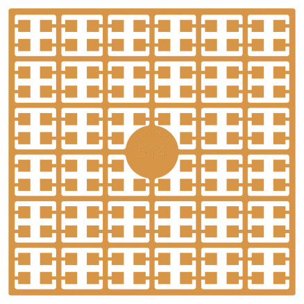Pixelhobby Midi Perlen 514 Extra Helles Goldbraun 2x2mm - 140 Pixel von PixelHobby