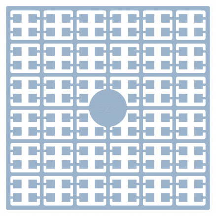 Pixelhobby Midi Perlen 528 Blau-Grau 2x2mm - 140 Pixel von PixelHobby