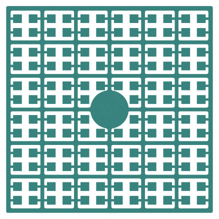 Pixelhobby Midi Perlen 537 Dunkles Klares Grün 2x2mm - 140 Pixel von PixelHobby