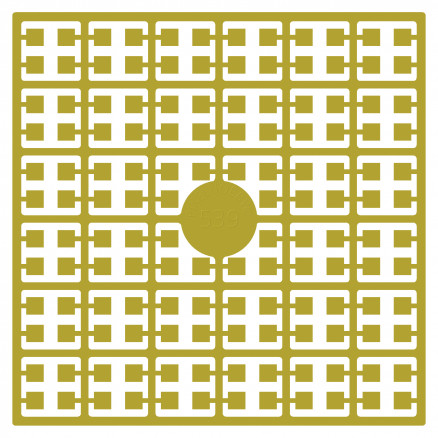 Pixelhobby Midi Perlen 539 Extra Dunkles Strohgelb 2x2mm - 140 Pixel von PixelHobby